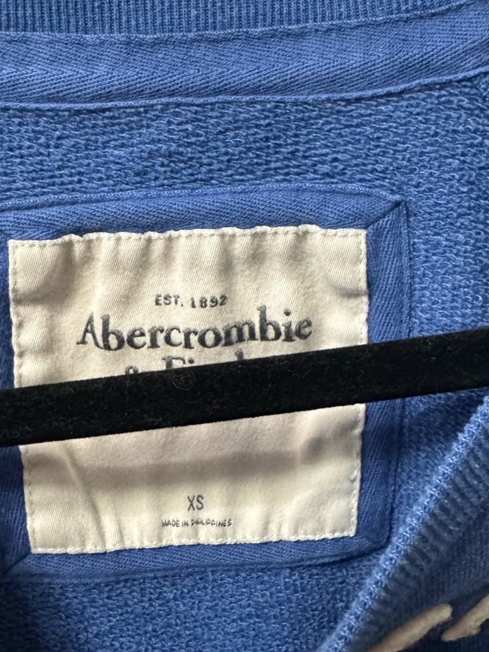Abercrombie & Fitch Women's Blue Crewneck Sweatshirt XS - Picture 4 of 8